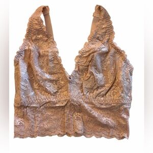 COSABELLA Never Say Never Extended Plungie Longline Bralette Size 1X NWT